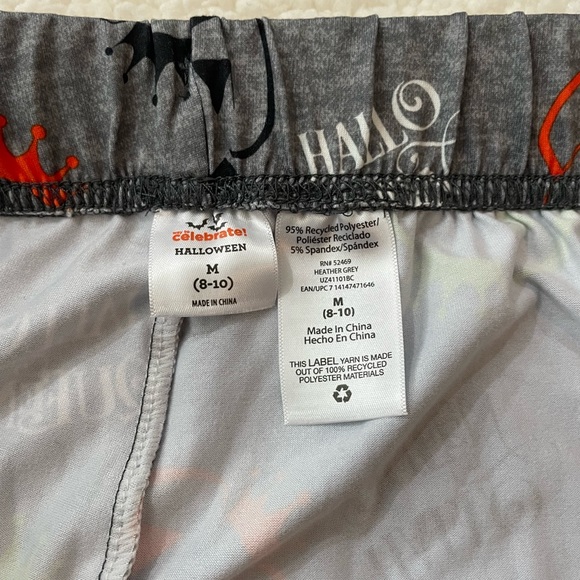 🆕 Halloween Jogger “Hallo Queen” Pajama PJ Pants - Picture 9 of 9